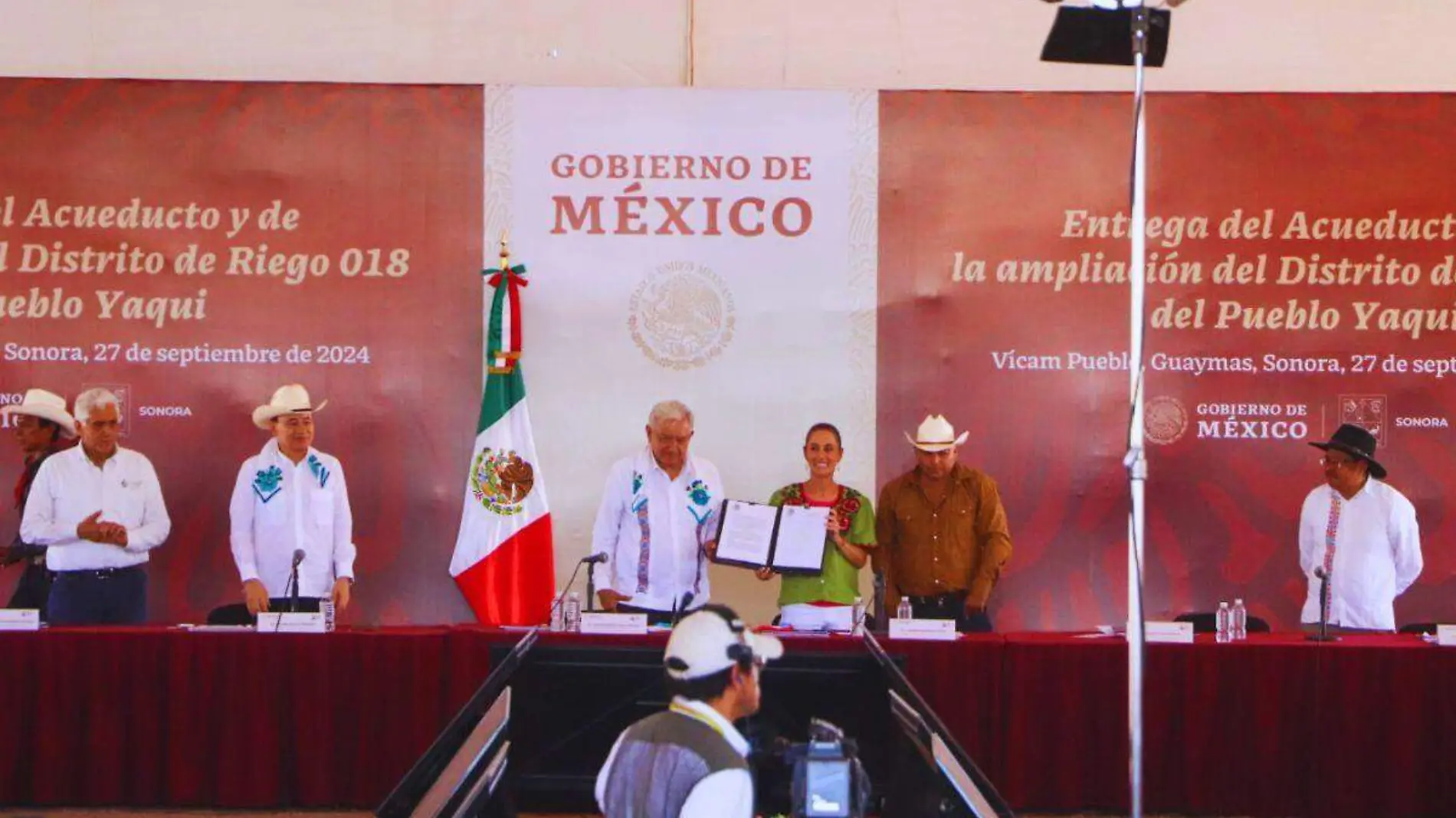 Gira AMLO y CS en Sonora - Kimberly Ortega 